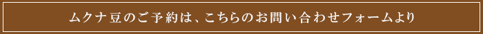 ムクナ豆のご予約は、こちらのお問い合わせフォームより